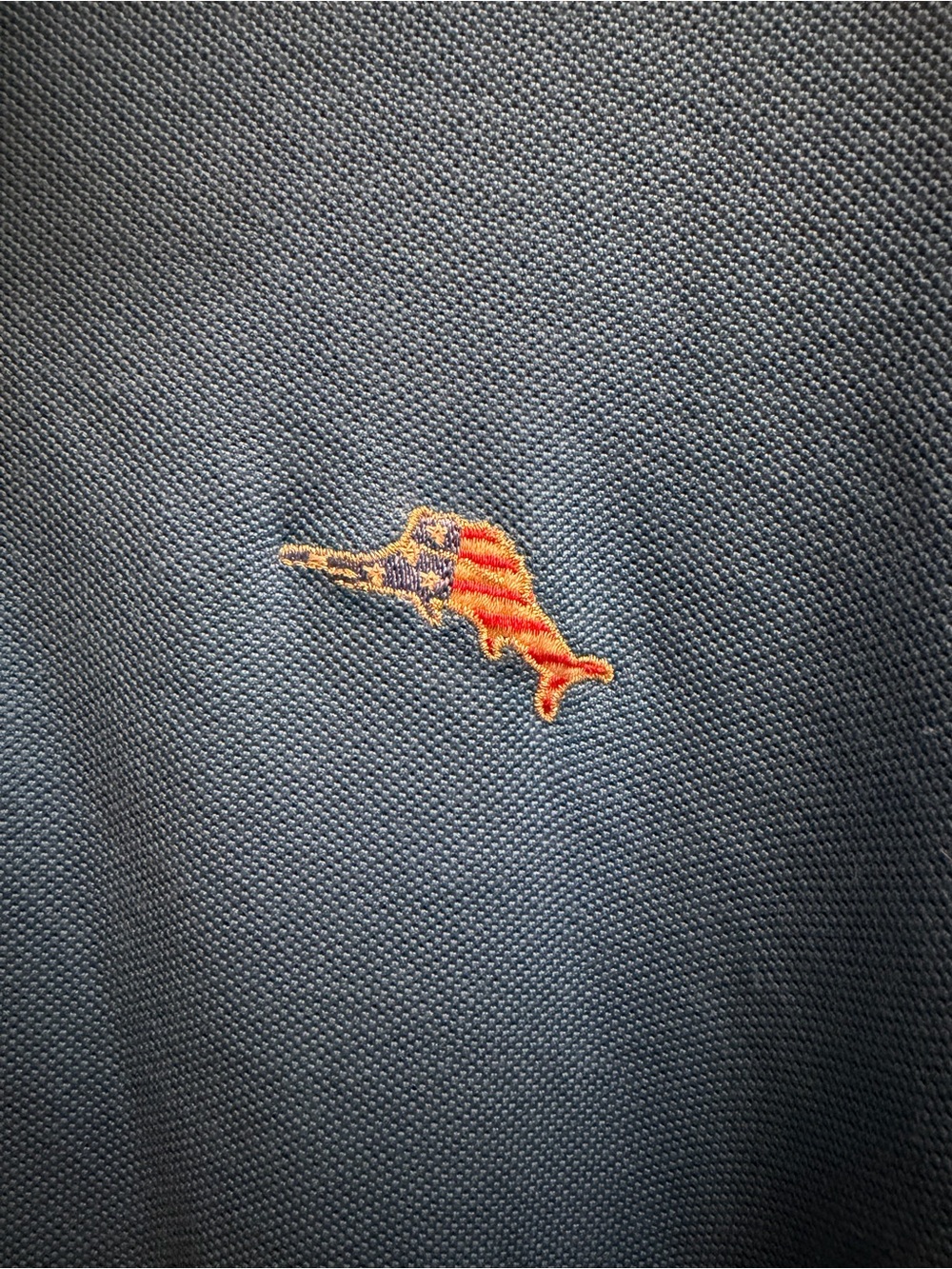 Tommy Bahama Men’s Blue Polo Shirt | Island Zone Short Sleeve Polo - Picture 5 of 7